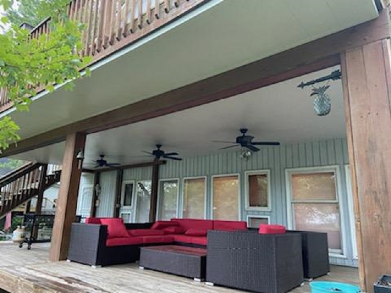 With an under deck ceiling from Below Deck Ceiling Solutions, you are able to reclaim dirty, wasted space and transform it into an outdoor living area.